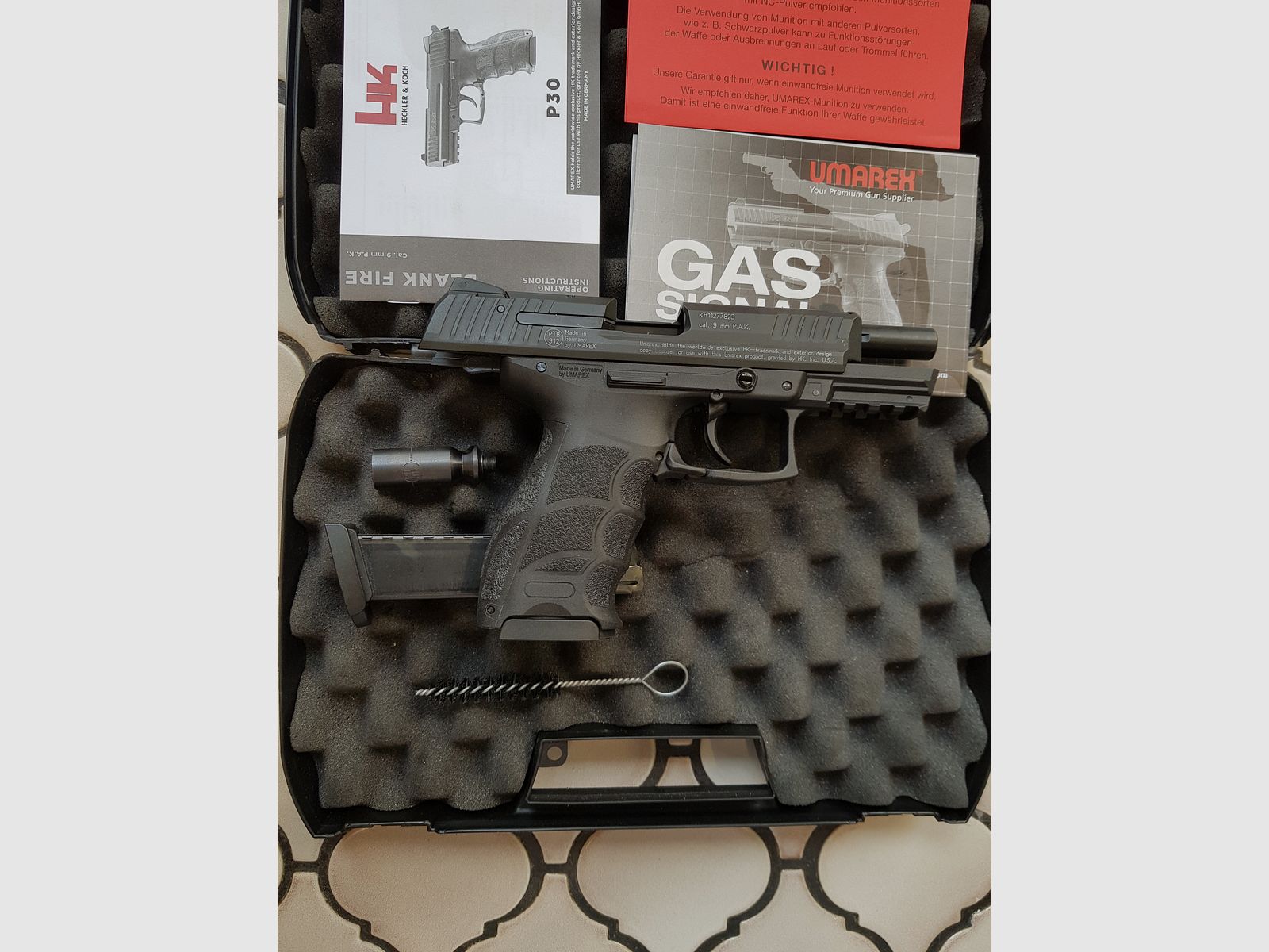 Heckler & Kock P30 PAK, Neu und unbeschossen.