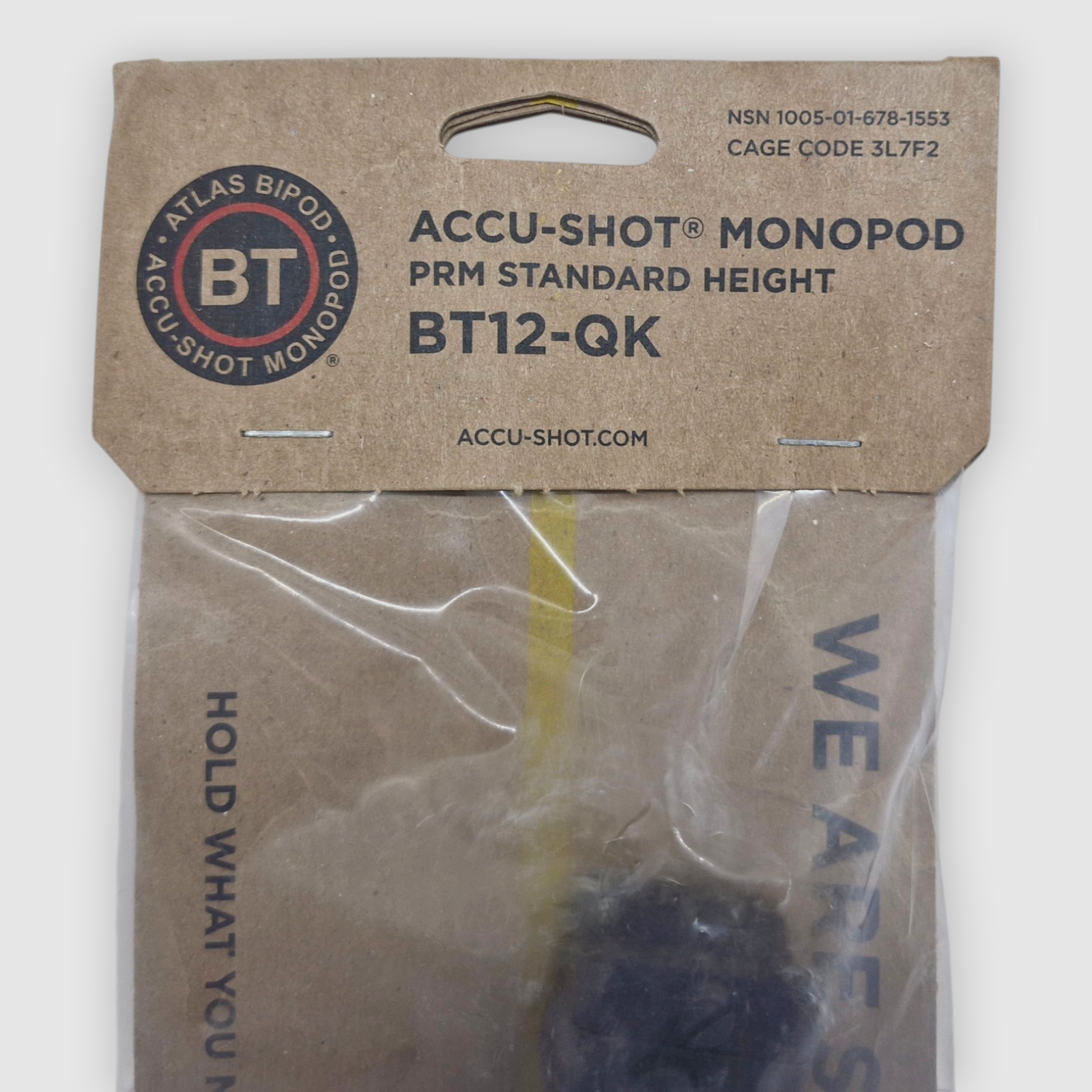 B&T Accu-Shot BT12-QK Precision Rail Monopod Picatinny Quick Knob New OVP, image 3 of 6