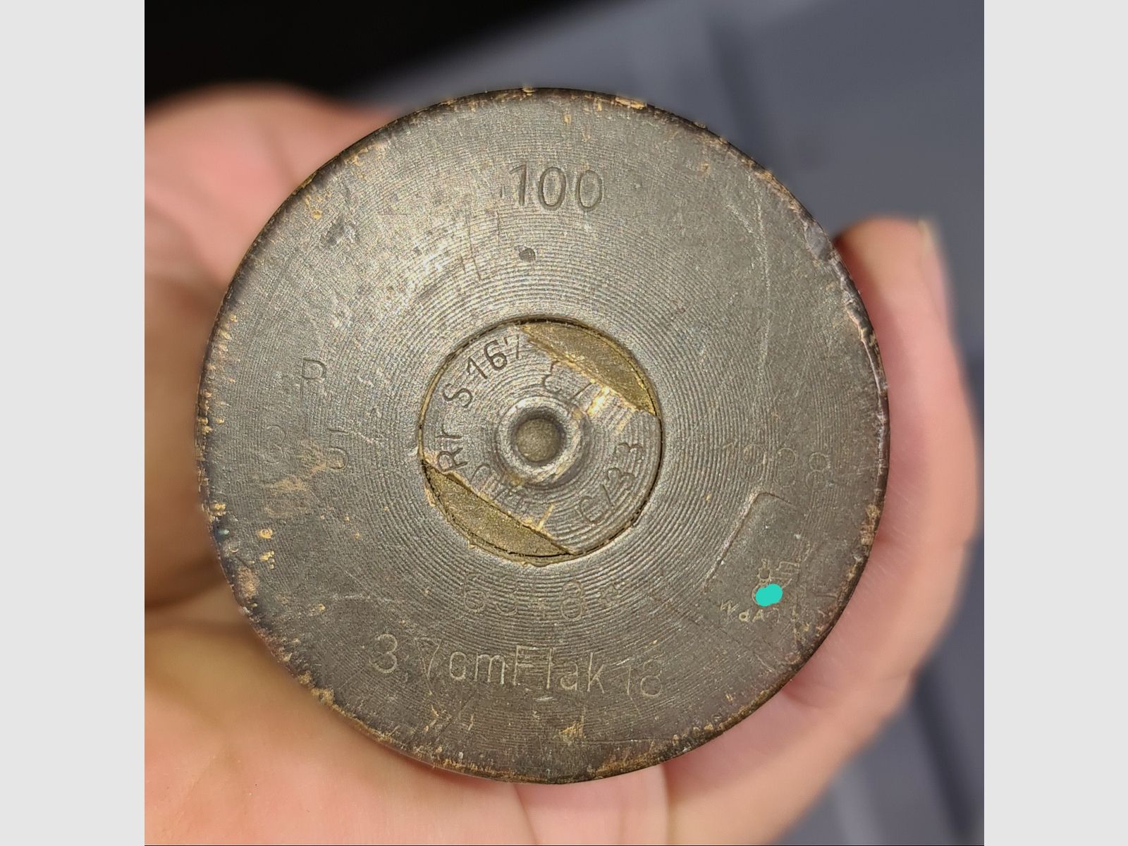 SEVERAL DECORATIVE ITEMS FROM THE WEHRMACHT ERA 1939 - 1945 / ASHTRAY, MEDAL, LAPEL PIN, PIN, STAMPING IRON, STAMP, GRENADE, SHELL, FLACK, SHELL, CARTRIDGE, SS, HJ, SA, WAR, METAL,