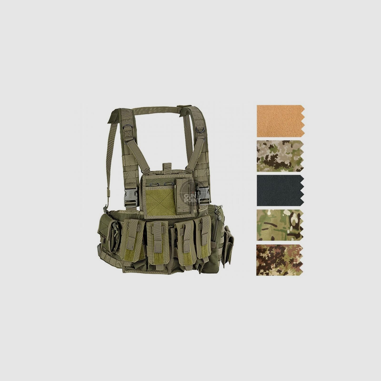 Defcon 5 Molle Recon Chest Rig OD Green