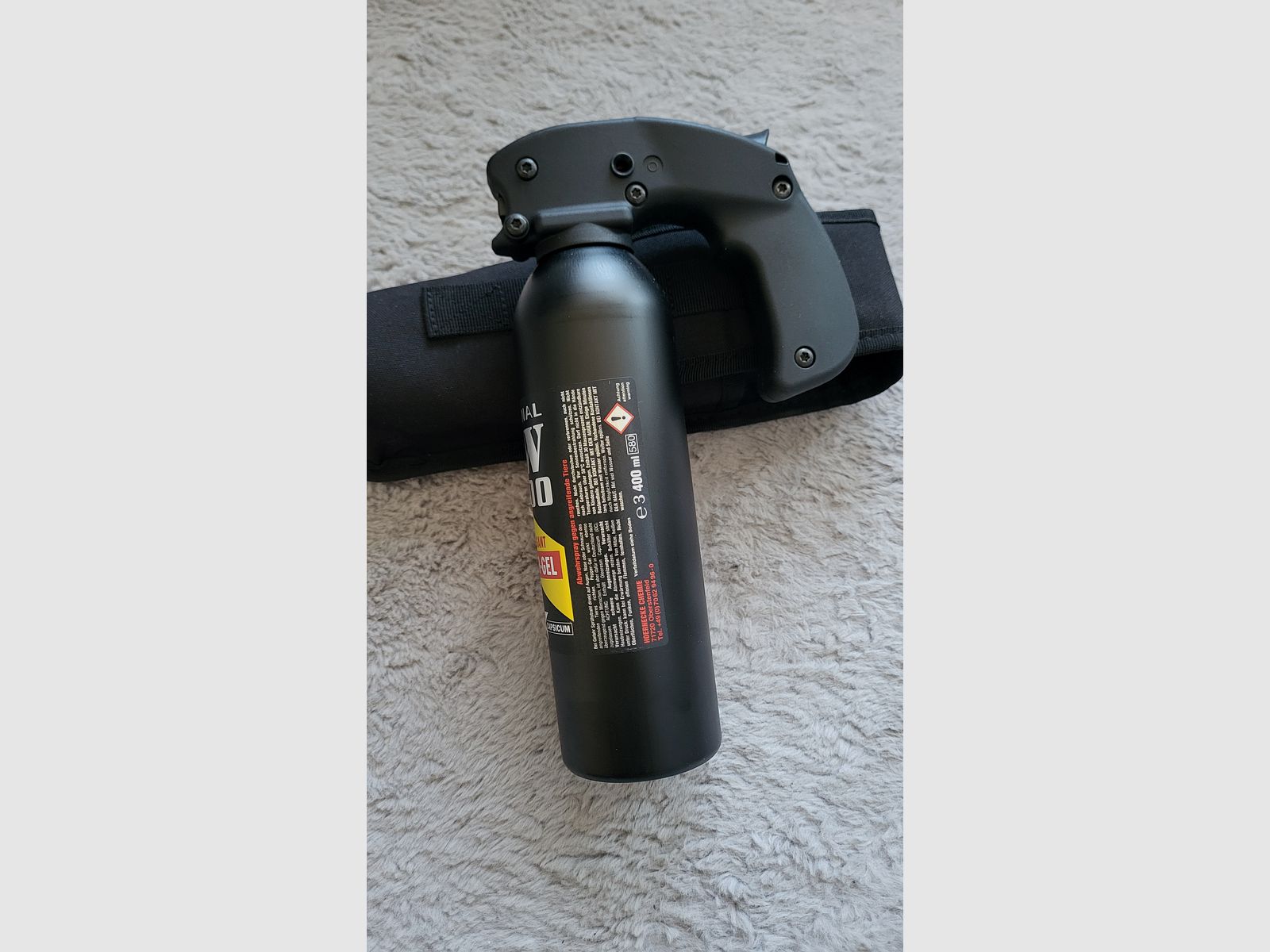 Pfeffergel TW1000 Super Gigant - 400 ml + Gürtelholster von Coptex 