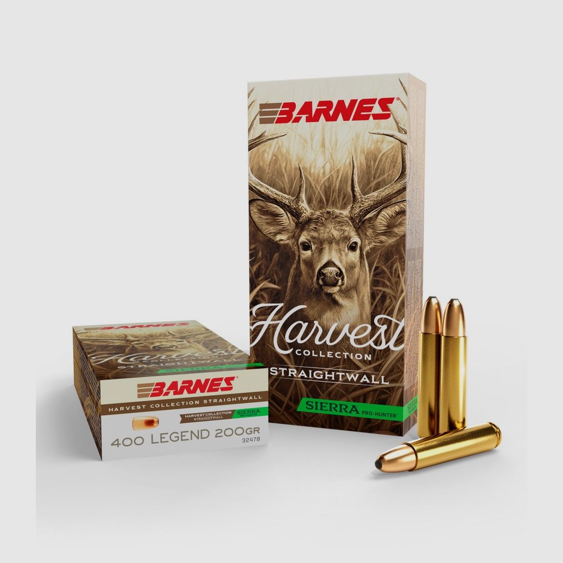 Barnes Harvest Collection .400 Legend 13,0 g / 200 gr Sierra Pro-Hunter JHP Jagdmunition – 20 Stück #32478