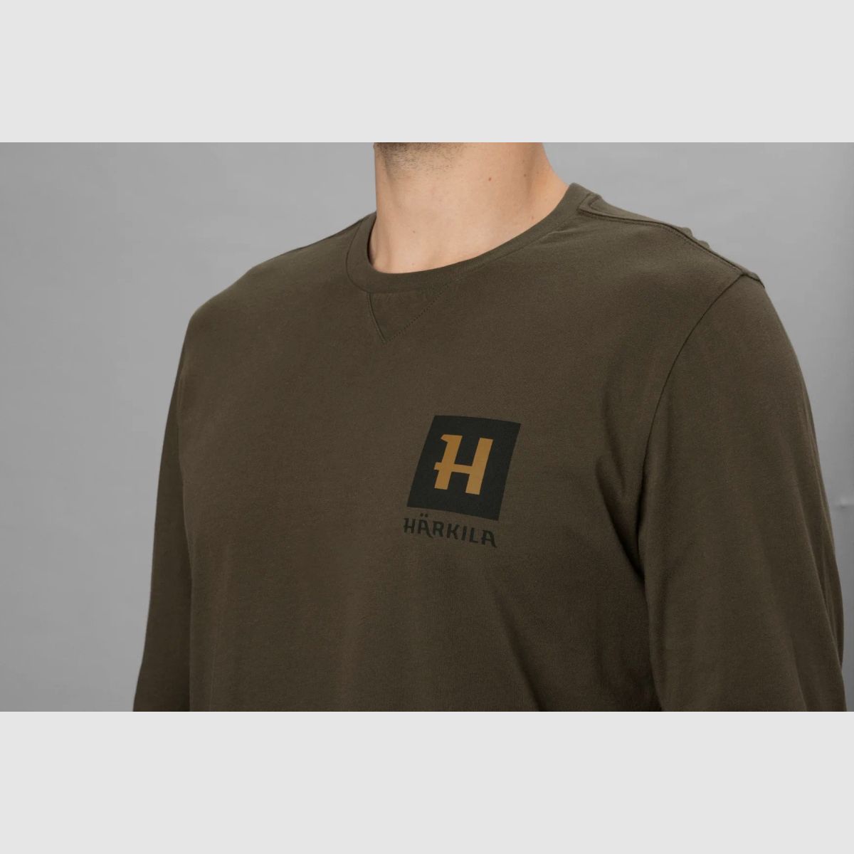 HÄRKILA Gorm Langarmsshirt Willow Green