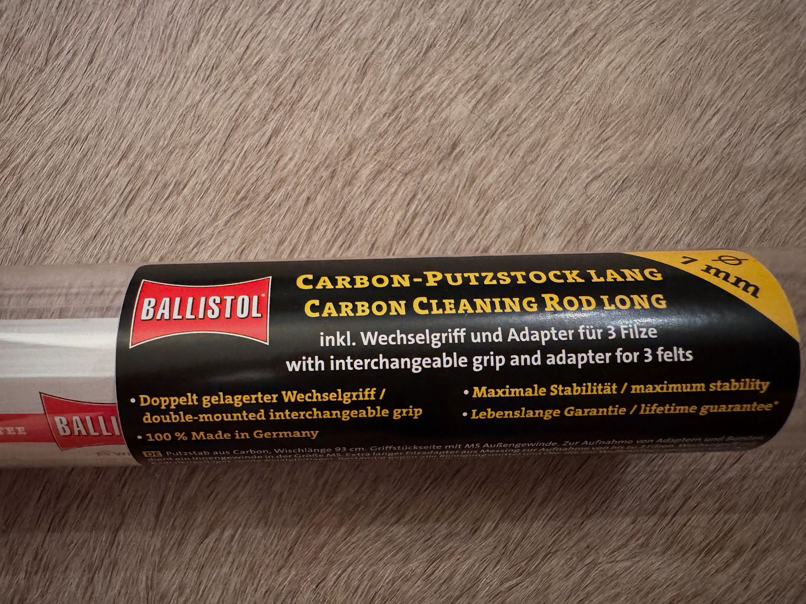 Ballistol Putzstock Carbon 7mm