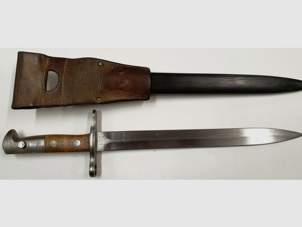 Waffenfabrik Bern W+F	 Schweizer K31 komplett nummerngleich + Bajonett