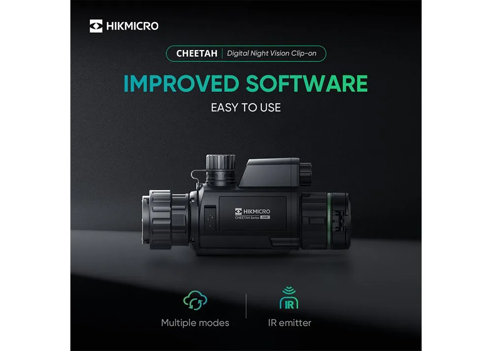 HikMicro Cheetah Clip-On 940 nm IR (sans réticule) appareil de vision nocturne, image 7 sur 12