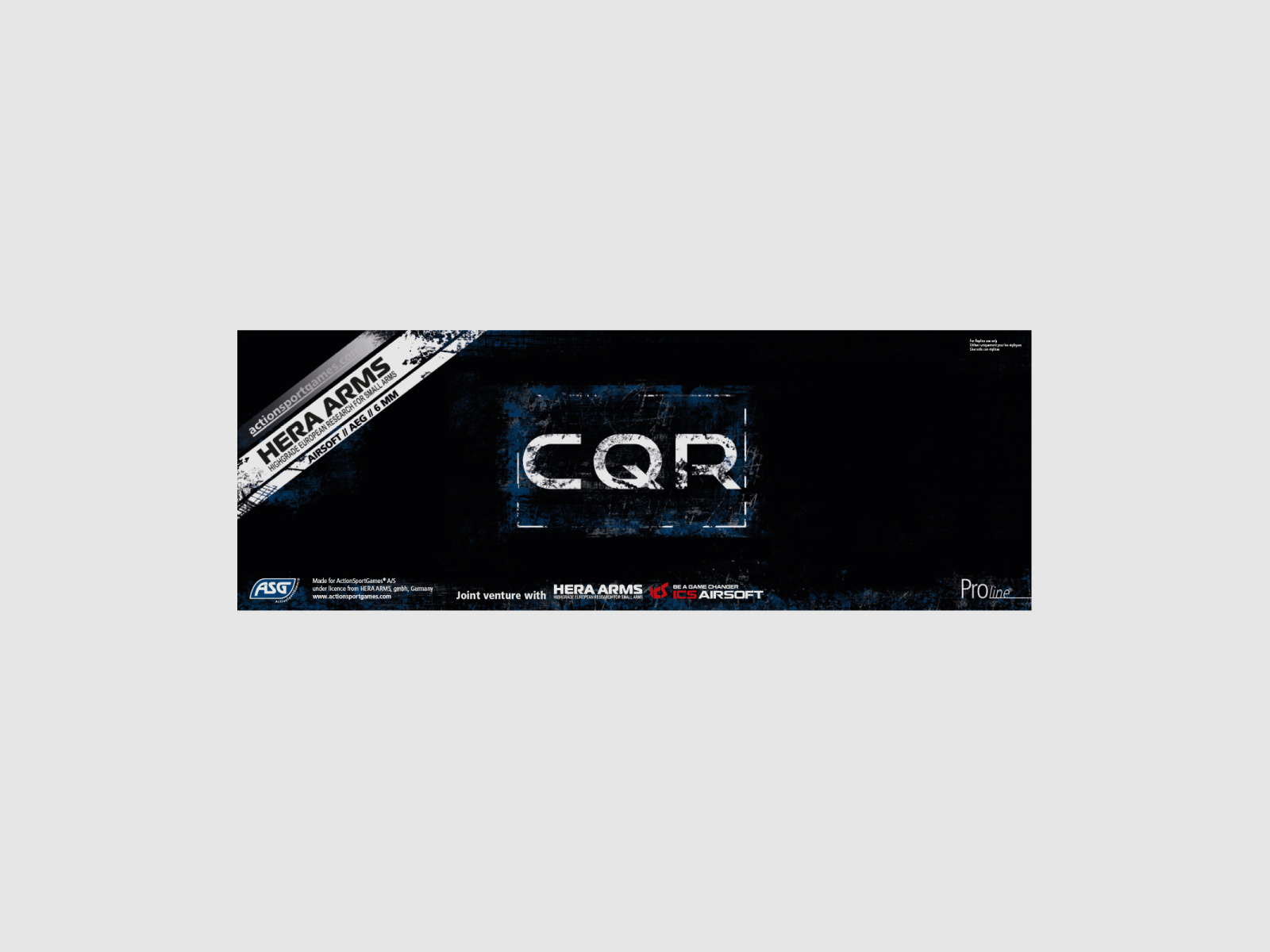 Hera Arms CQR SSS Negro – Rifle Airsoft S-AEG a partir de 18 años