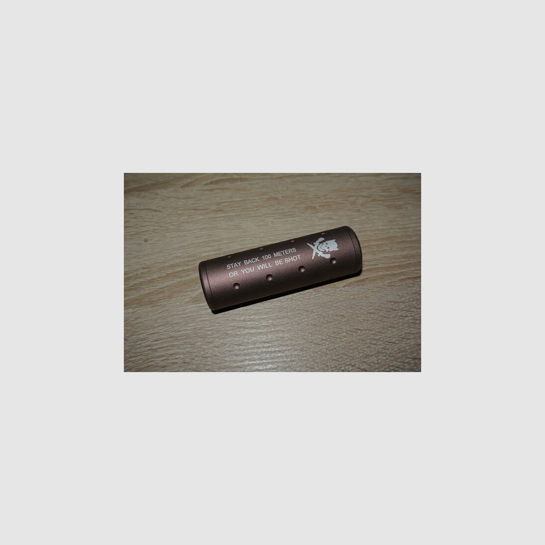 100x30 Stubby Silencer CW/CCW Pirate Arms Stay back 100 Meter or You will de Shot Schalldämper