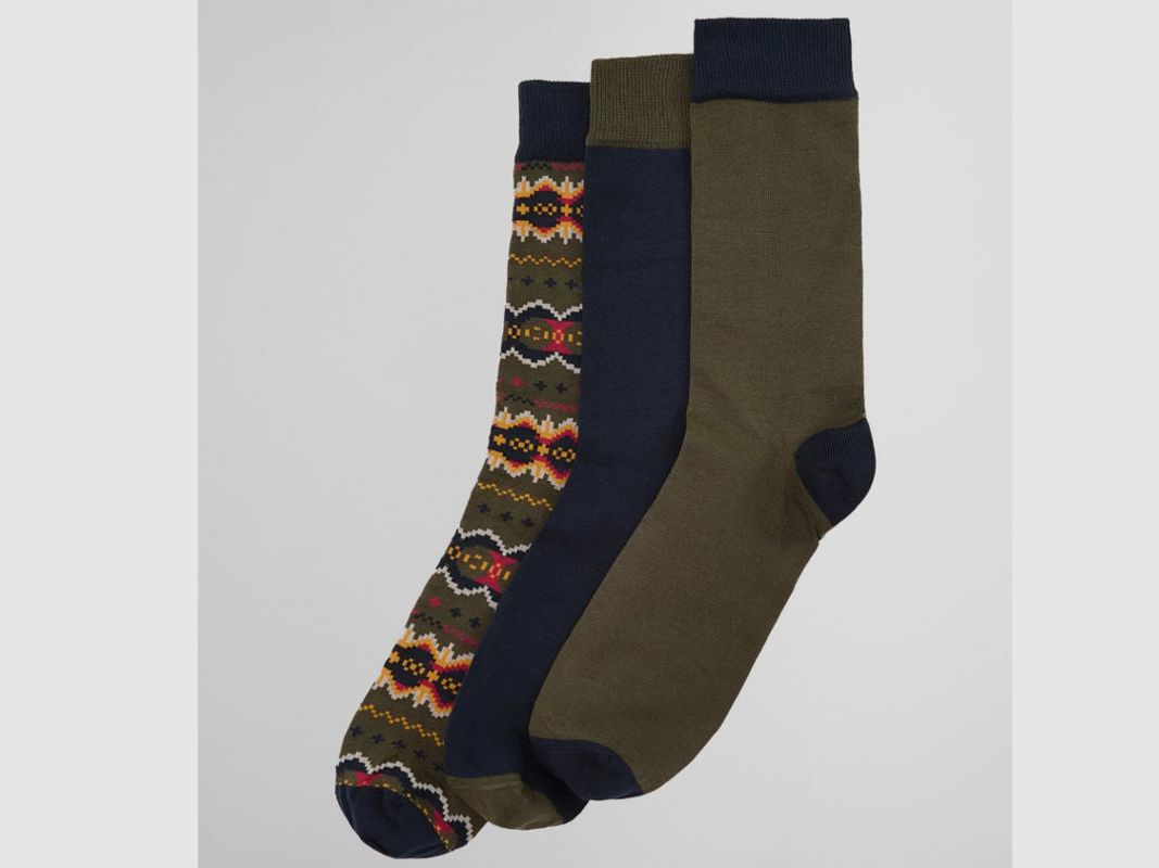 Barbour H-Socken 3er-Box Case Fairisle | classic tartan, Bild 2 von 8