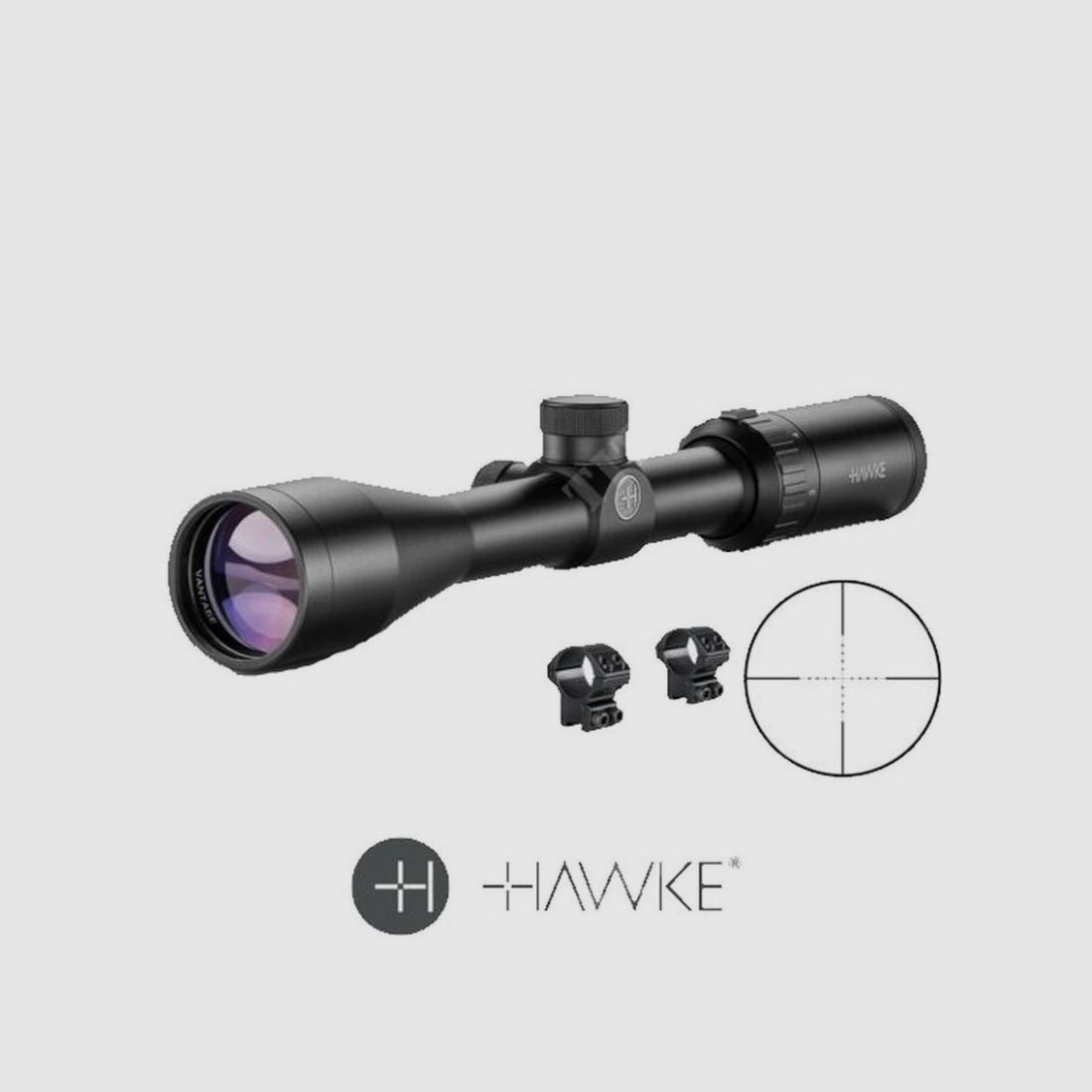 HAWKE FAST MOUNT 3-9X40 MIL DOT, Bild 1 von 2