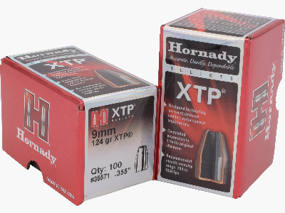 Geschosse Hornady 9mm .355 124 gr XTP® X100