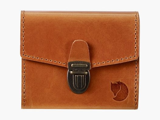 Torba sprzętowa Fjällräven ze skóry w kolorze koniakowym