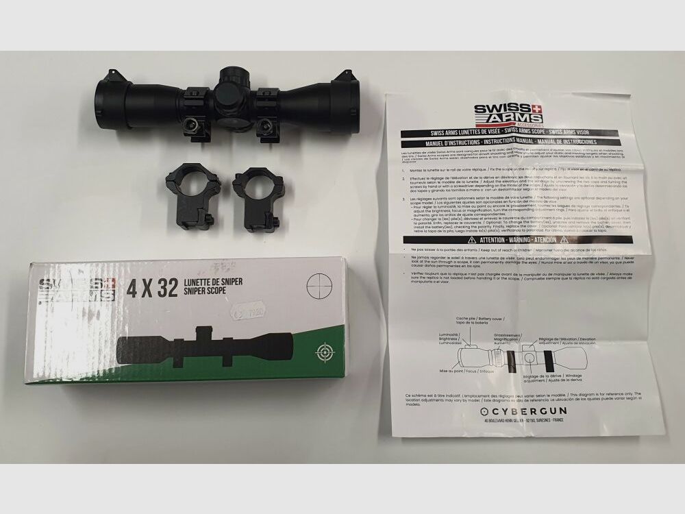 Swiss Arms 4x32 Sniper Scope