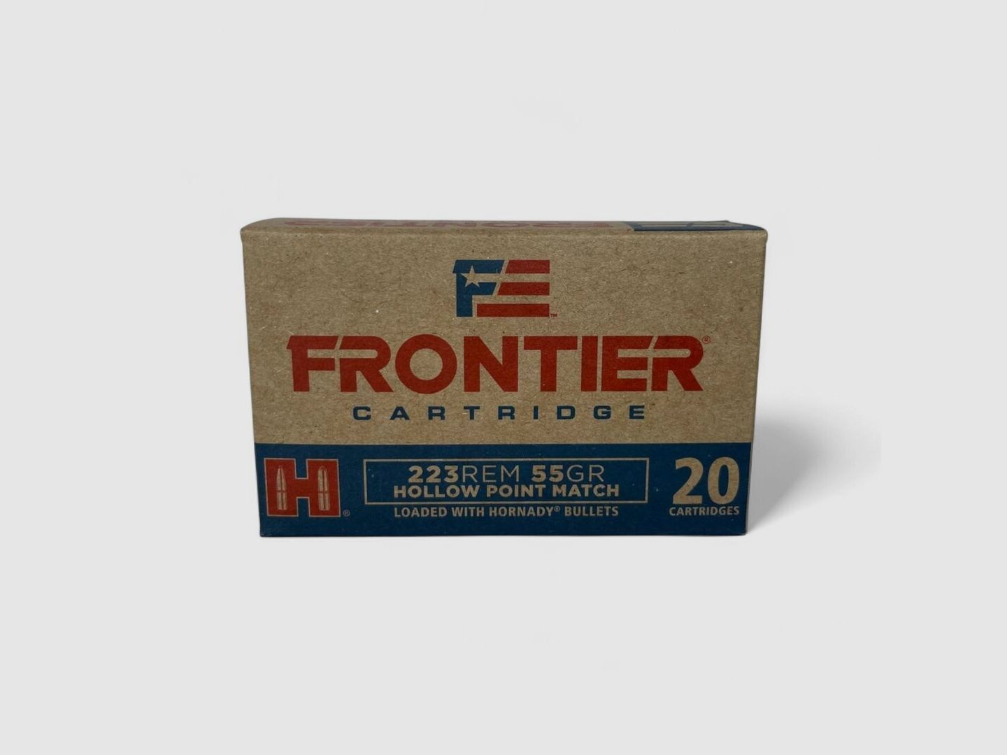 Hornady 55grs HP Match Frontier 20STK .223Rem