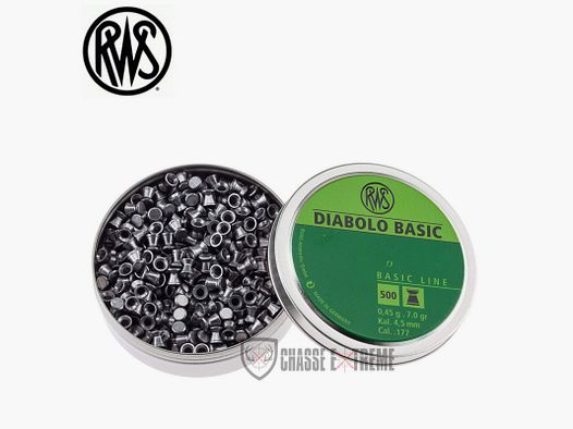 500 RWS Diabolos Basic Flat pellets cal 4.5 mm