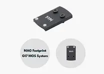 Vector Optics SCRDM-09 Glock Mount for Reflex Sights with MGT (SHIELD) Footprint