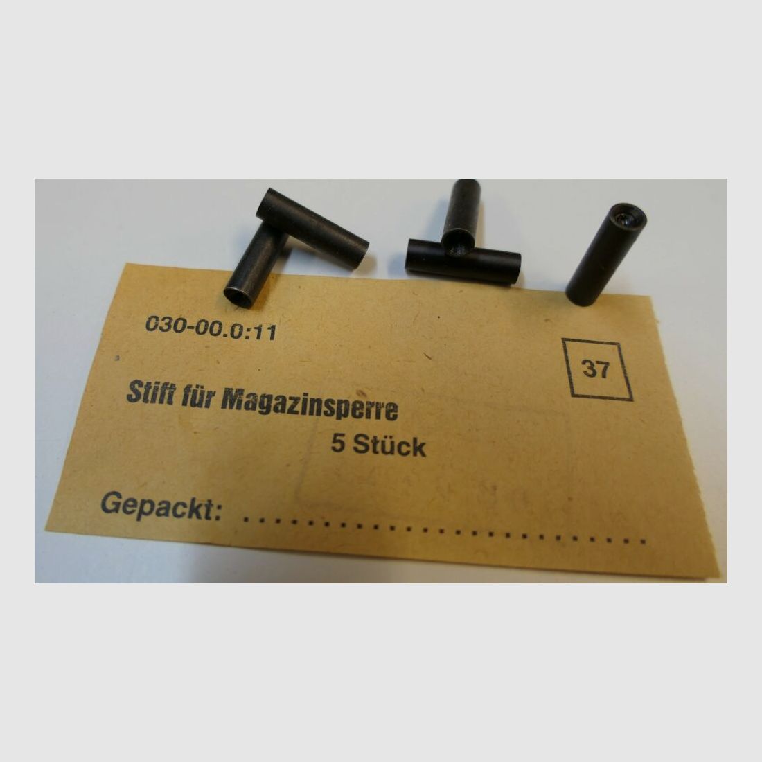 DDR VEB Devices & Tool Construction Wiesa original DDR NVA AK 47 pin for magazine lock [37] unused, new for AK47, 7.62x39