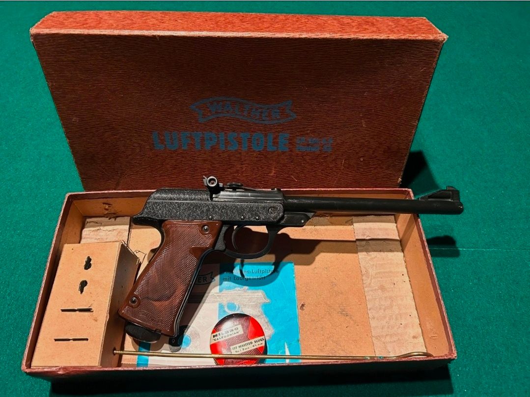 Walther LP53 air pistol in original packaging from 1958