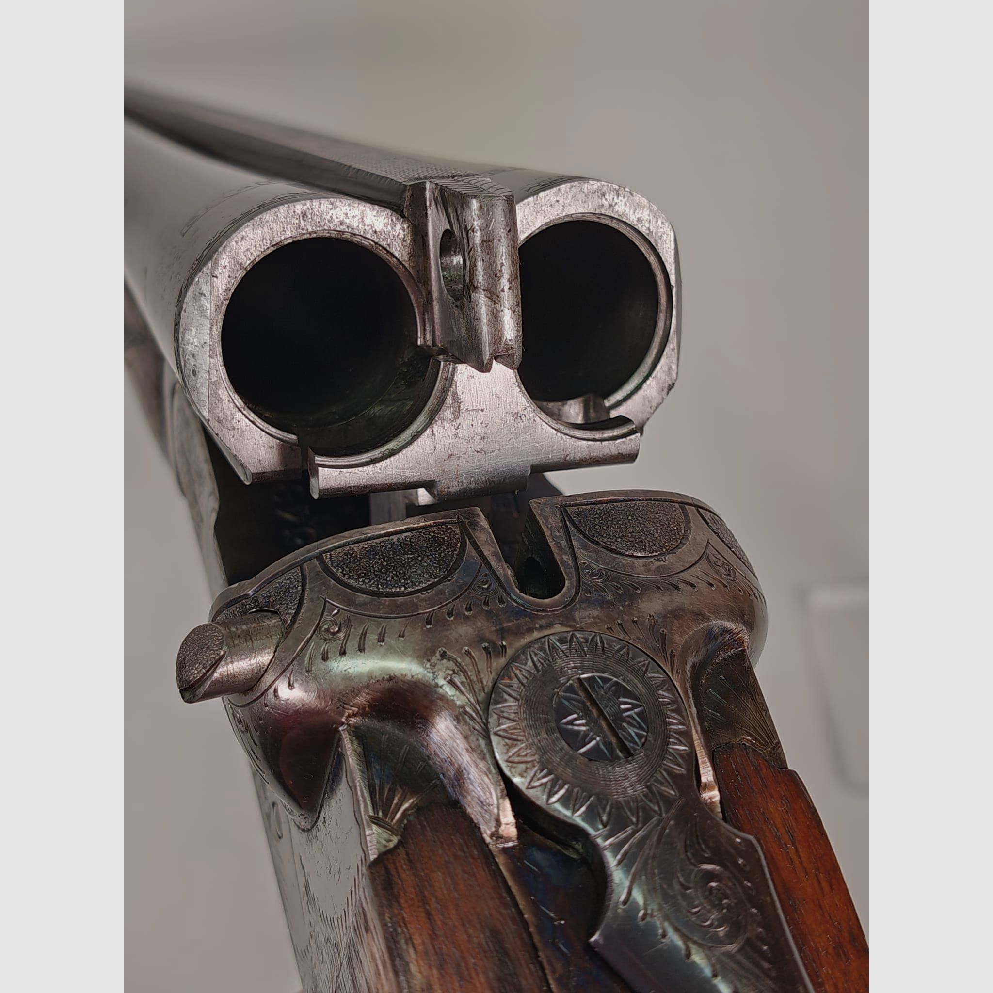AYA double shotgun 16/70 – side-by-side shotgun with Greener action, pistol grip and sling swivels, image 6 of 7