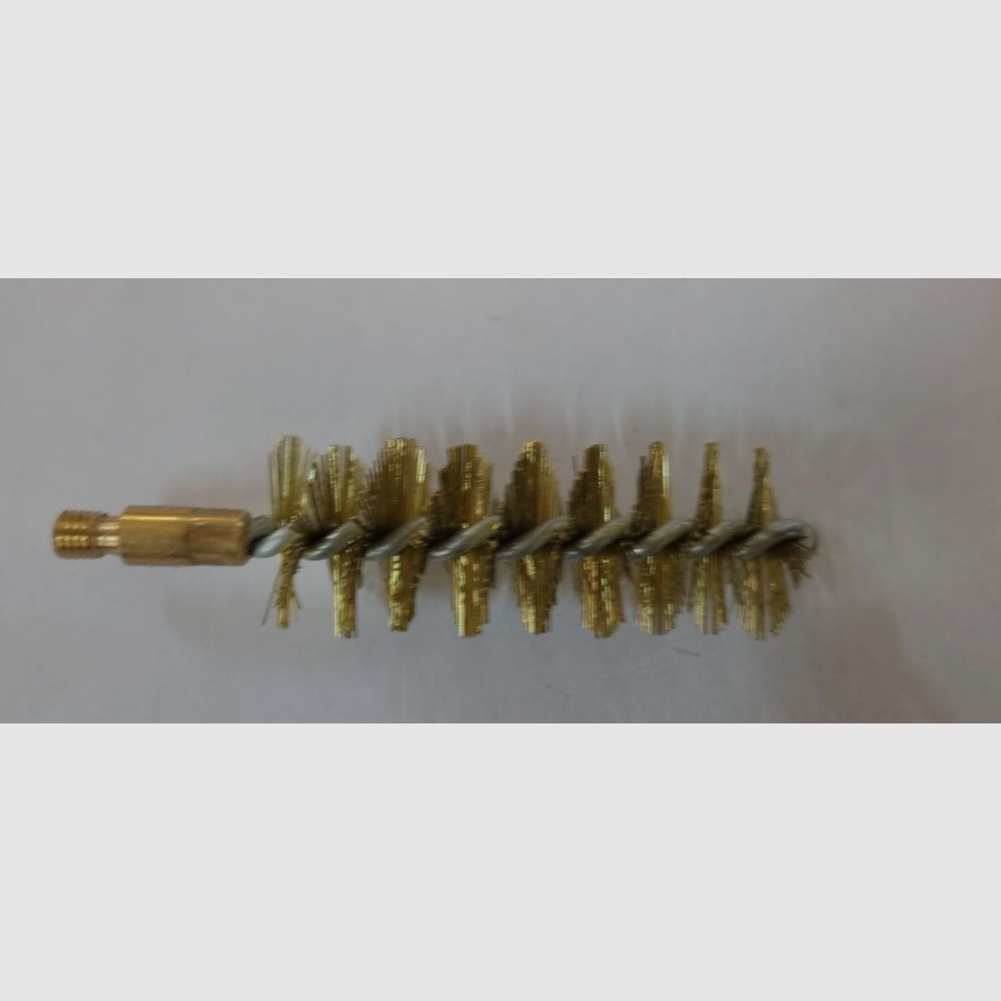 Cleaning brushes with external thread