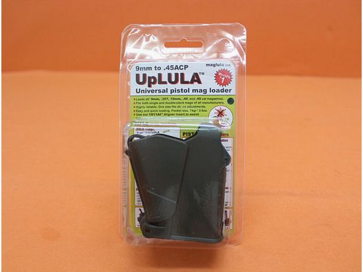 Maglula UpLULA (UP60DG): Chargeur/déchargeur pour chargeurs de pistolet 9mm à .45Auto Vert Foncé