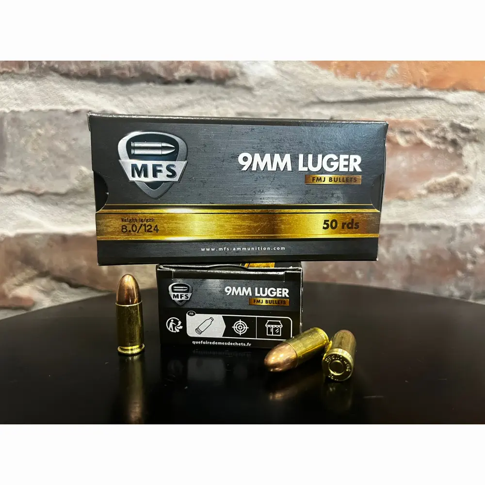 Munizioni MFS/Geco 8 g FMJ cal. 9 mm