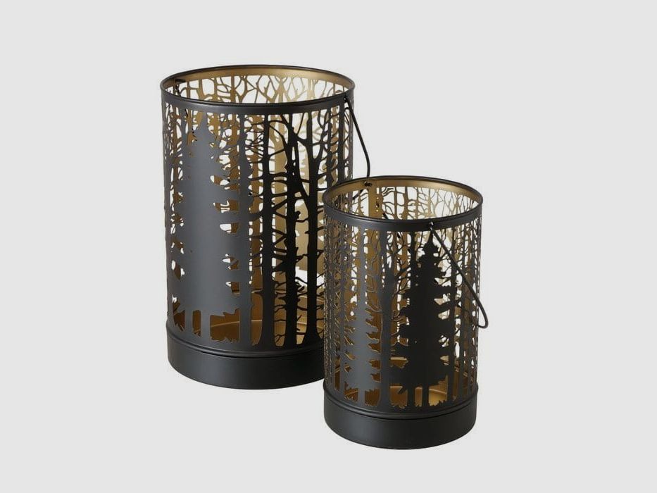 LivingActive Sassy Windlicht H 23-31 cm 2 dlg. Set