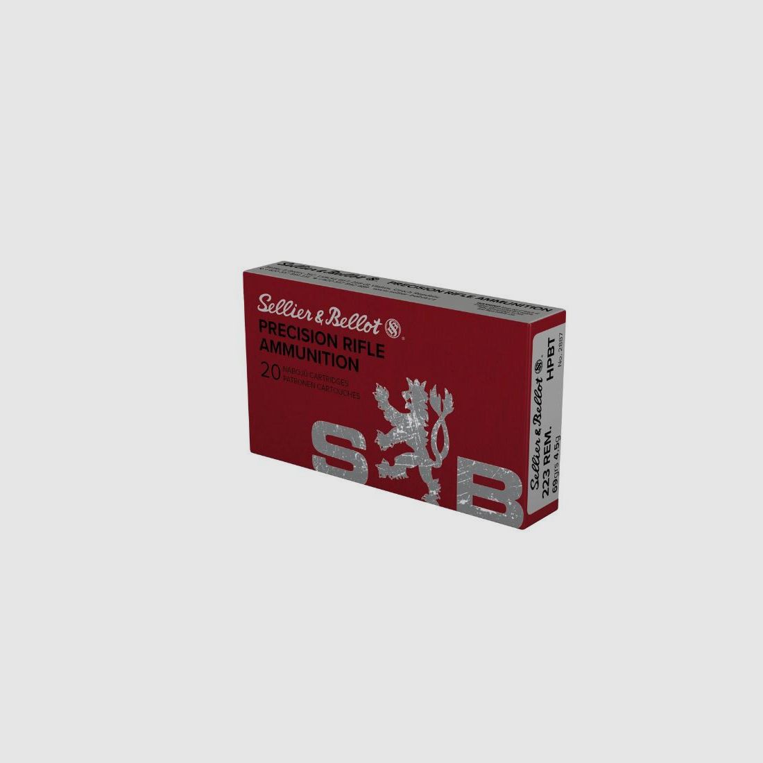 SELLIER & BELLOT .223REM - 69GRS. - HPBT - 20 PATRONEN