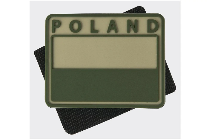 Helikon Emblem Flag PL subdued POLAND (set of 2) PVC Beige