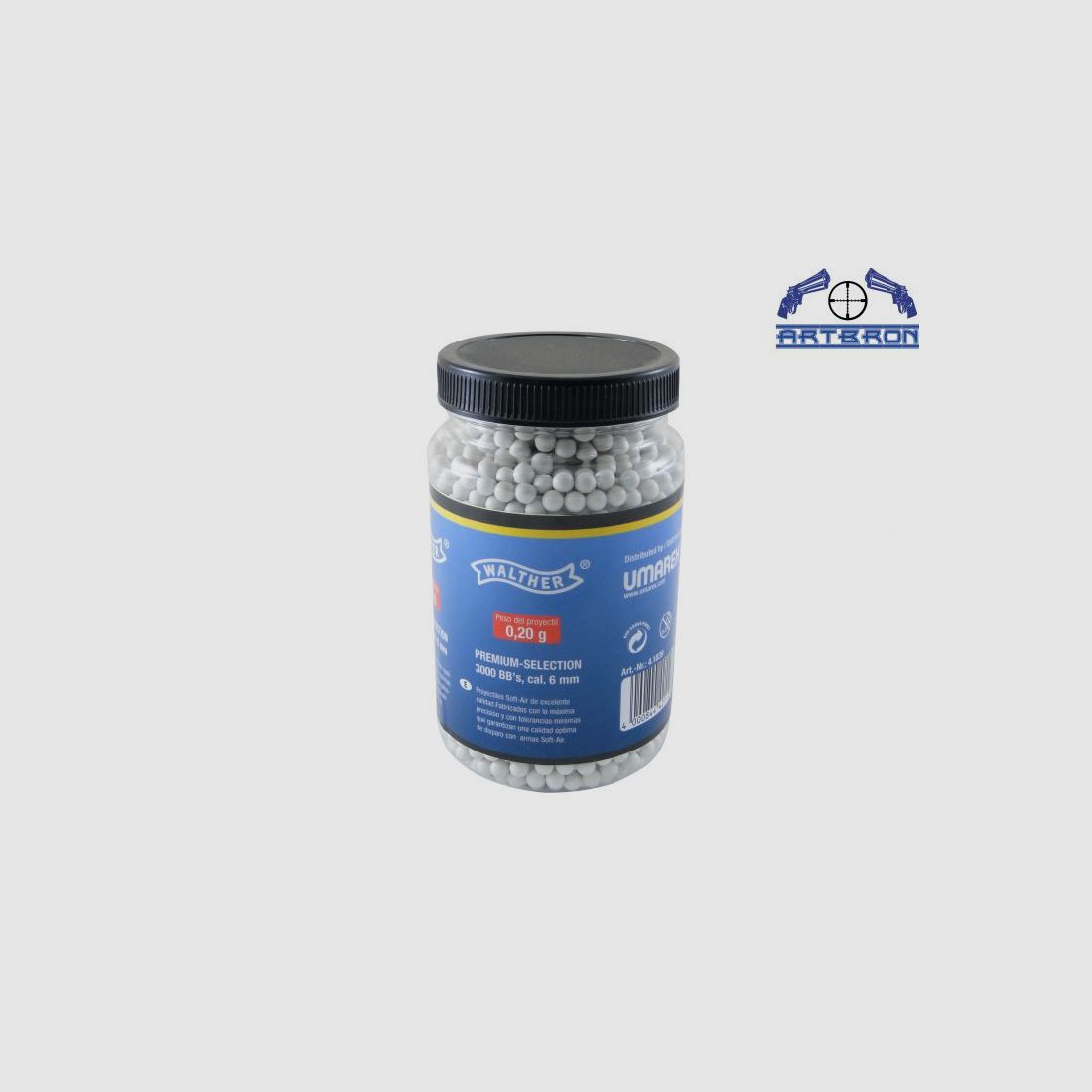 Billes Walther de 0,2 gramme, 3000 pièces