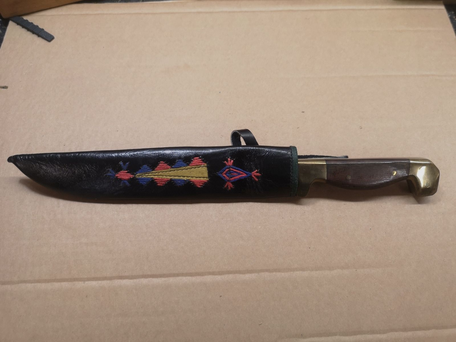 Hunting knife very heavy handmade from Uzbekistan