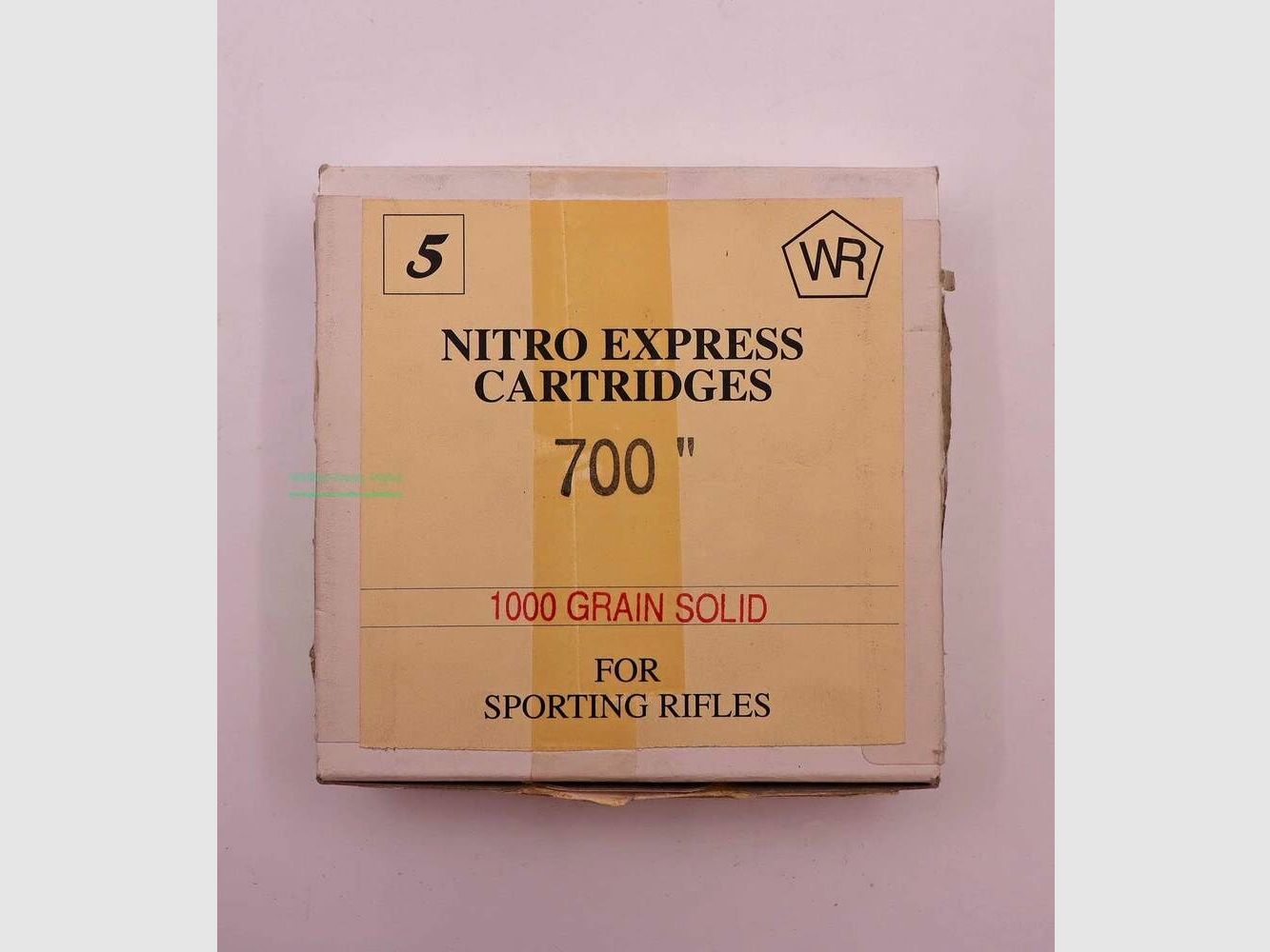 Wolfgang Romey Bélgica cartuchos de rifle