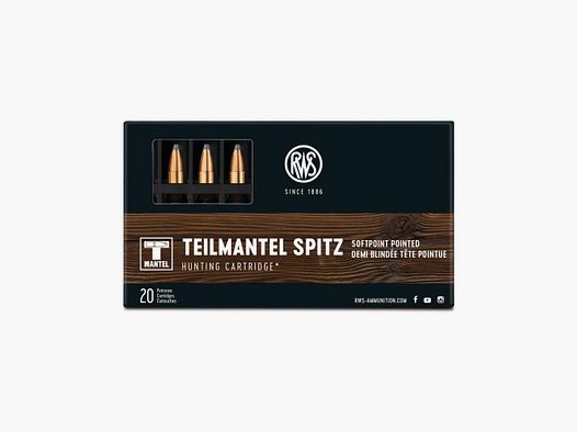 .222Rem RWS Teilmantel Spitz 50gr