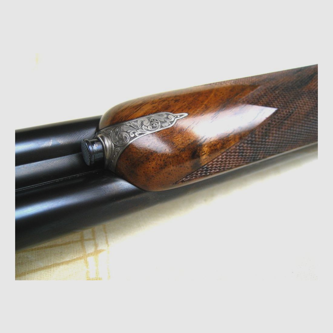 Cabra macho & hijo, "Berst Gun" arma de exhibición escopeta de percusión lateral con cañón intercambiable