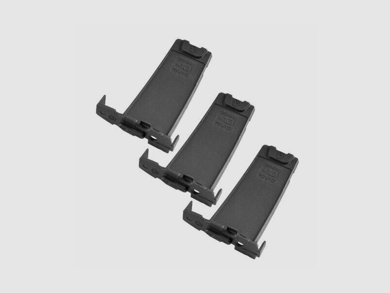 Magpul Minus 10 Round Limiter - PMAG AR/M4 GEN M3, 3 Pack noir, image 1 sur 2
