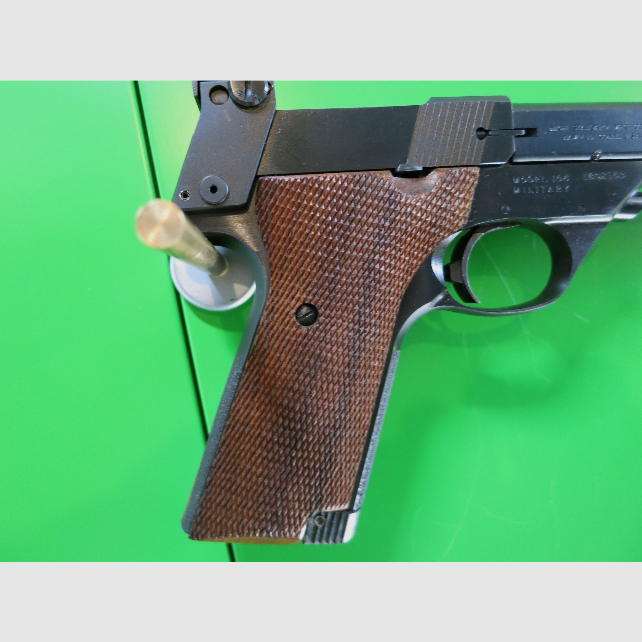 High Standard Supermatic Military Mod. 106 Pistole .22lr -Sammlerwaffe-     #5-