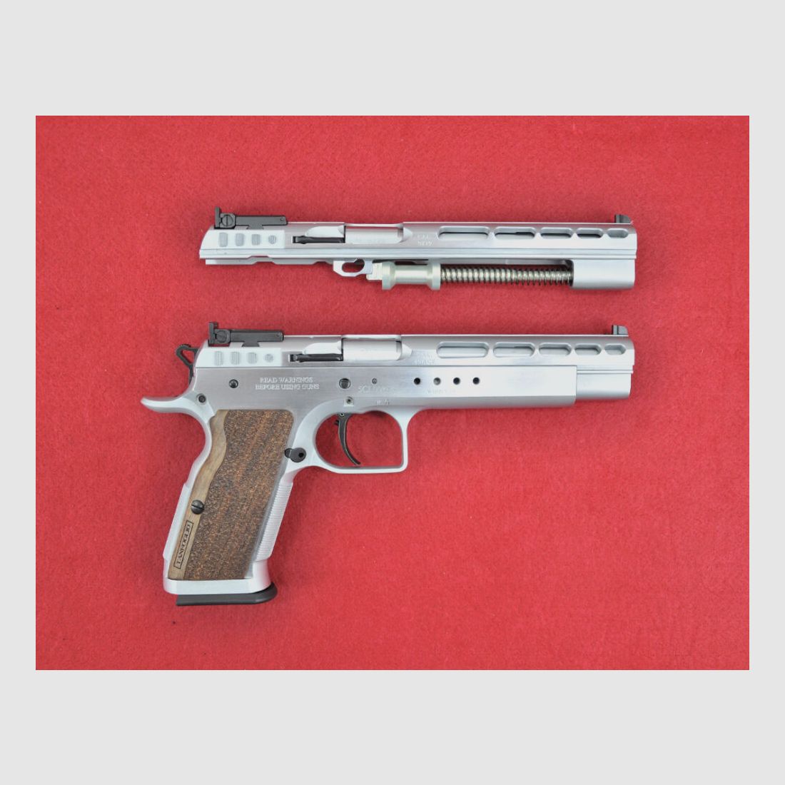 Tanfoglio T97L Gold Match Combo 6" .45 Auto z WS 9mm Luger, zdjęcie 5 z 5
