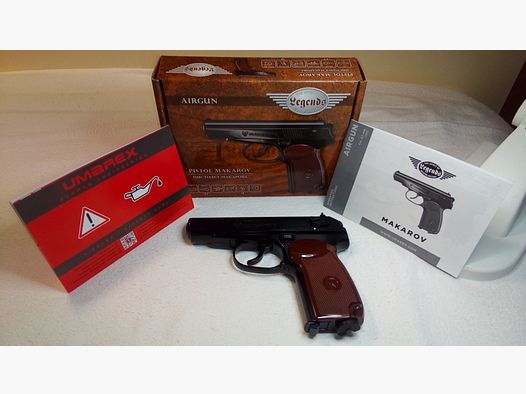 PREIS reduziert! Nur für kurze Zeit! Neue Umarex Legends Makarov CO2-Pistole für 4,5 mm Stahl-Rundkugeln 