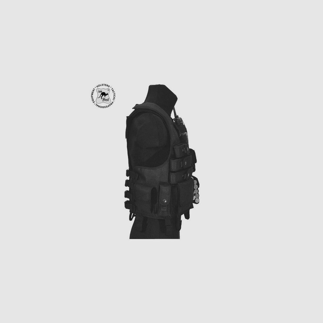 Black POLICE vest OP, image 4 of 5
