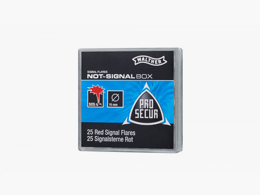 SCATOLA NOT-SIGNAL WALTHER - 25 PEZZI - CALIBRO 15MM
