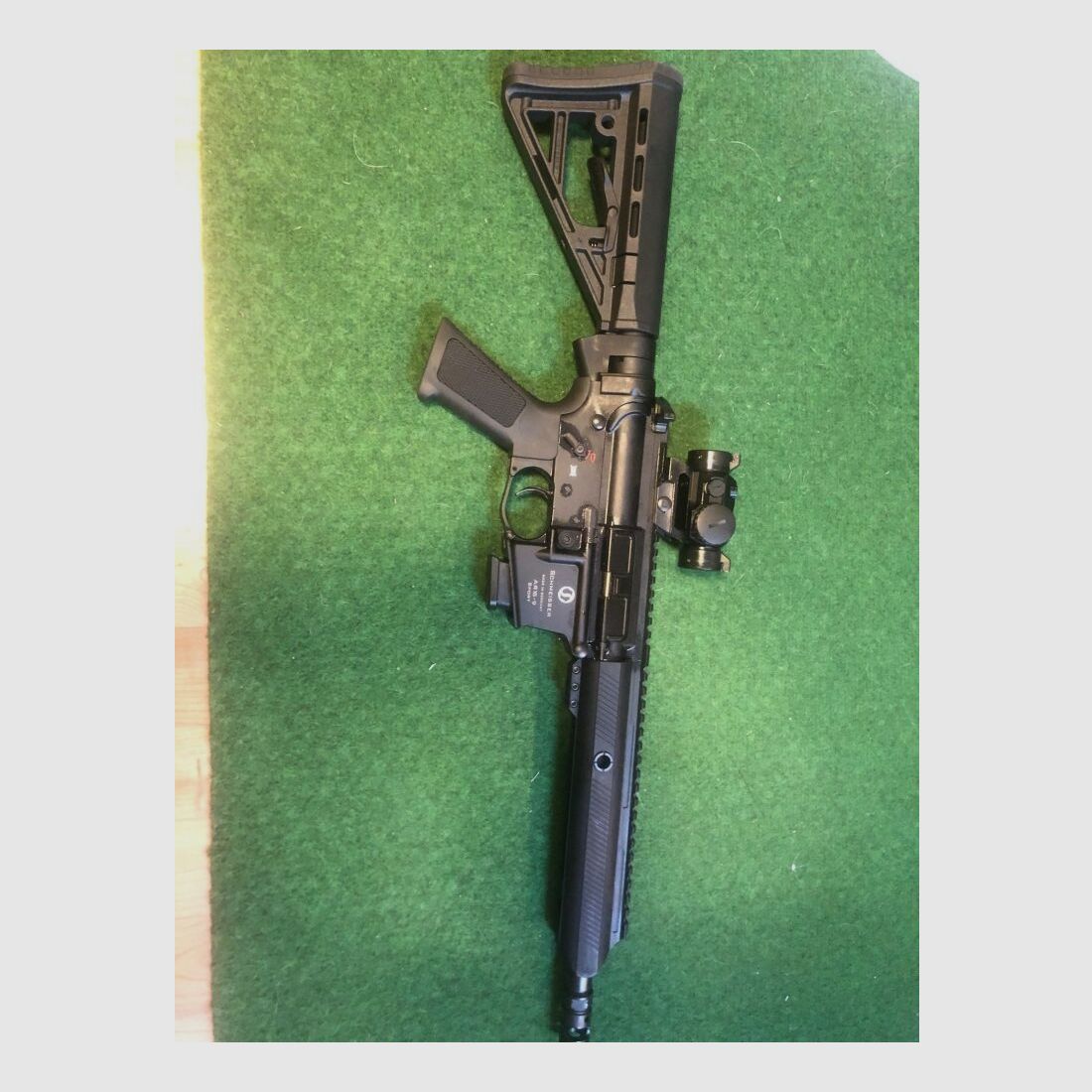 Schmeisser mit Optik Falke SL Büchse AR15-9 Sport 10,5"