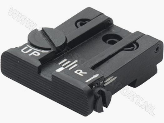 LPA Sights Adjustable Rear Sight LPA TPU Black — TPU32GL18