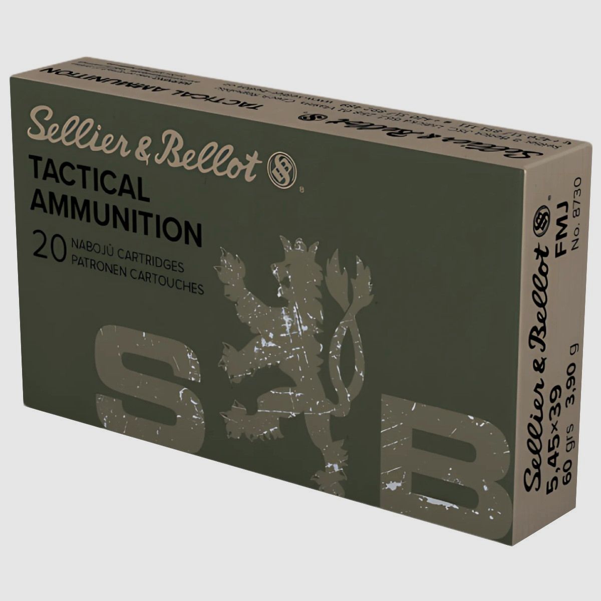 5,45x39 Sellier & Bellot FMJ 3,9g/60gr (V343252), zdjęcie 1 z 2