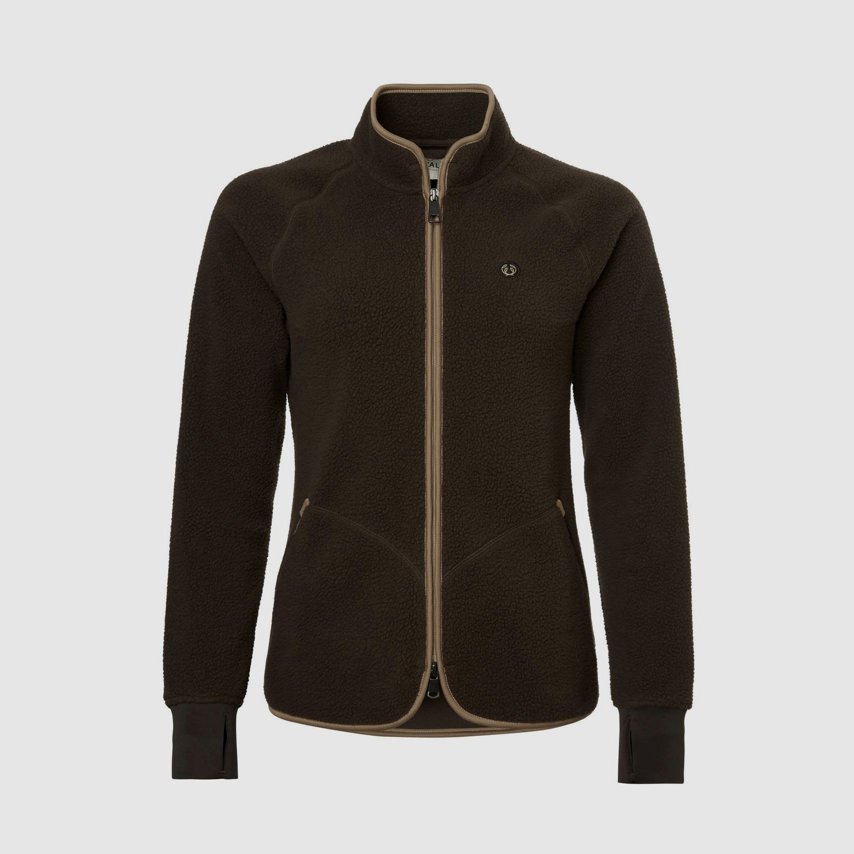 Chevalier Pax Light Pile Jacke Lederbraun Damen 46W