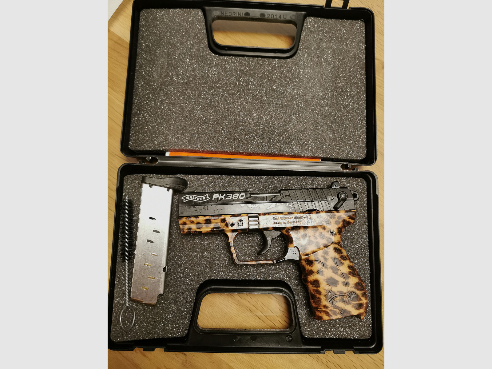 Walther PK 380 Schreckschusspistole  Cheetah Stahlschlitten  PtB  921 meine Letzte !