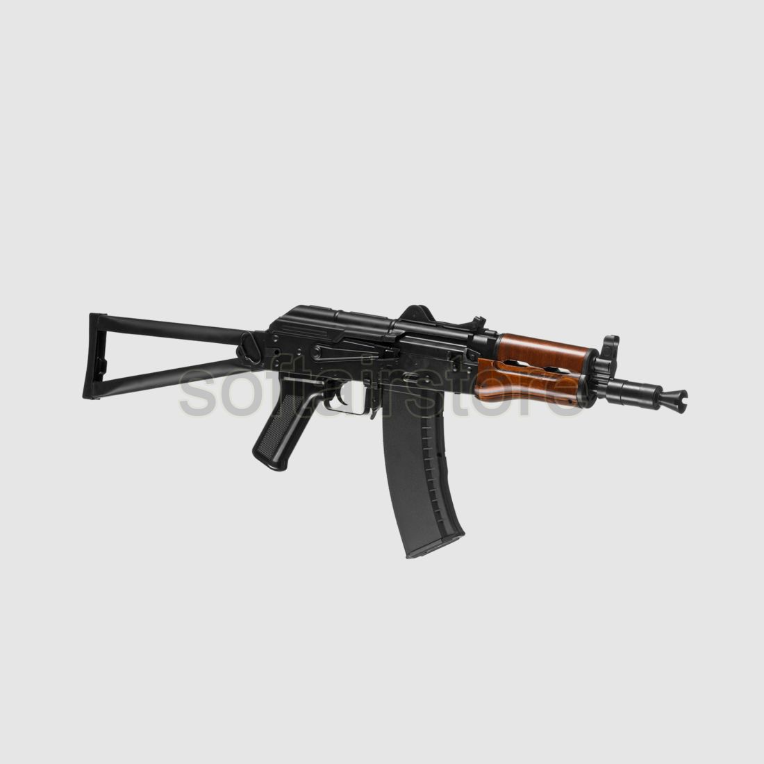 GKS74U Advanced Airsoft - max 0,5 Joule in Schwarz/Echtholz