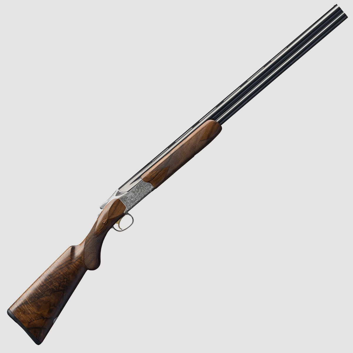 Boven-ondergeweer Browning 825 Game Prestige Ronde Pistolengreep Kal. 12