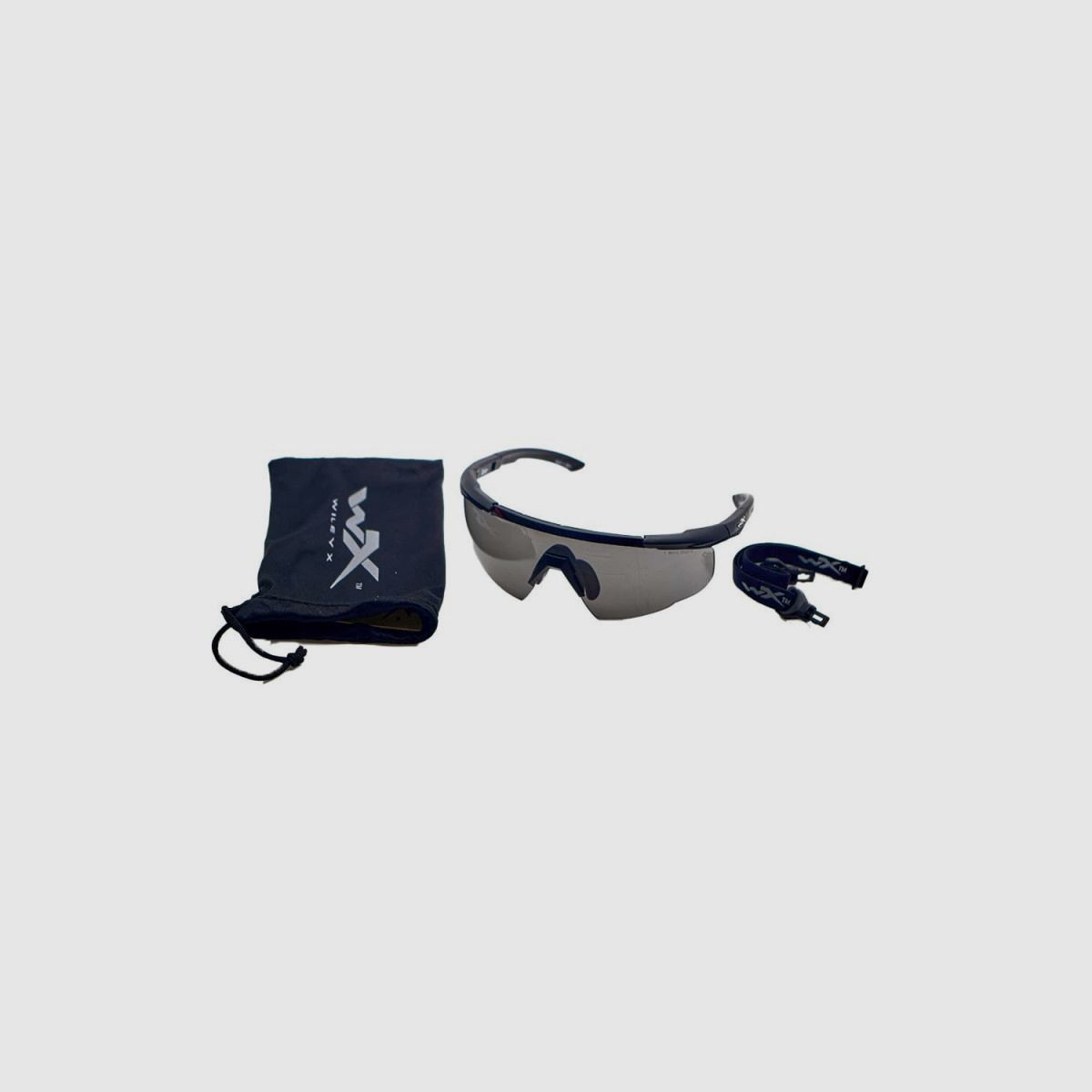 Wiley X 302 SABER ADV. Smoke Matte Black Rahmen mit Tasche Brille, Bild 3 von 3