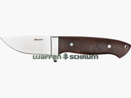 Blaser mes Classic bruin, walnoot hout lemmetlengte: 8 cm