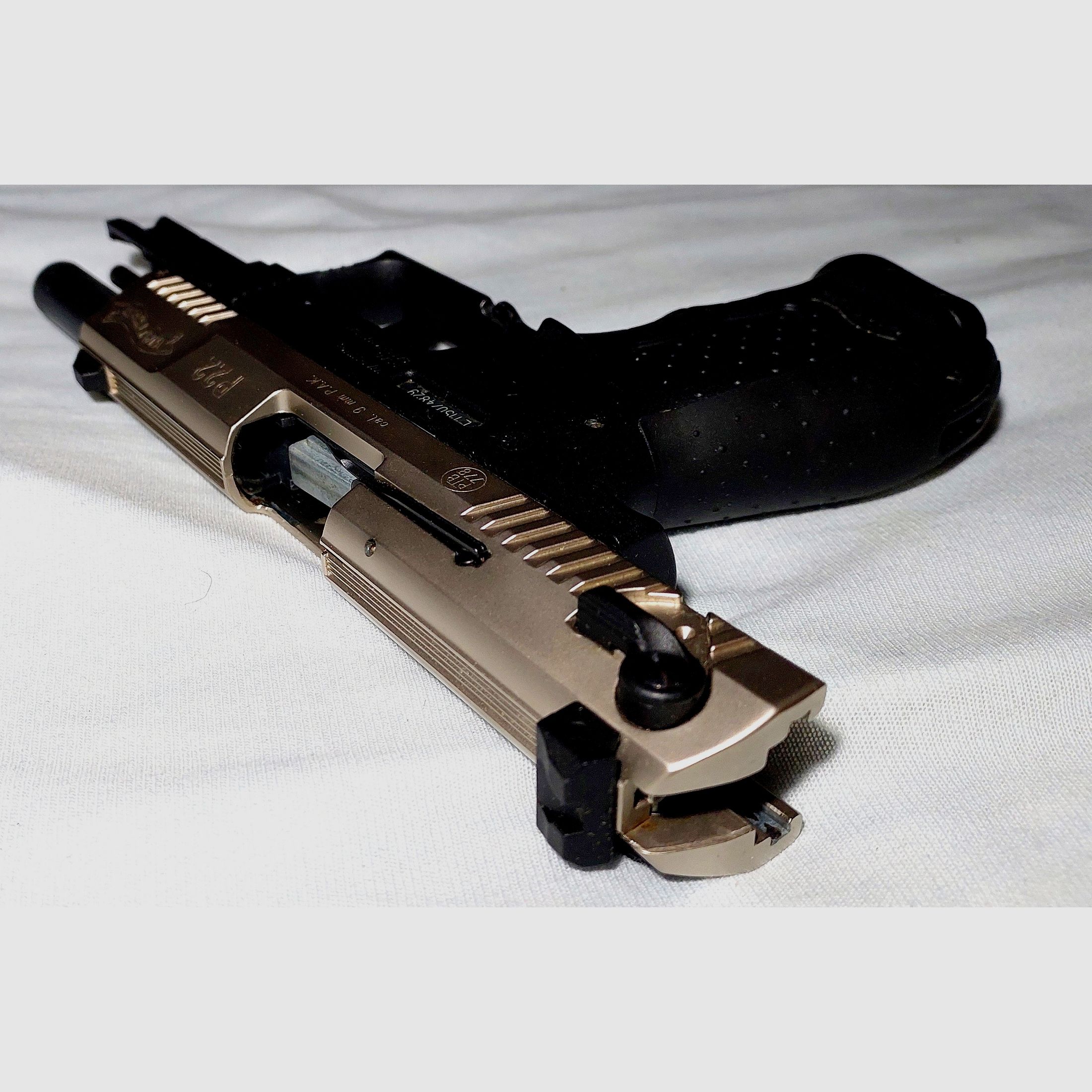 Walther P22 (P 22 Classic) pistola a salve 9mm P.A.K. nichelata (PTB 778)